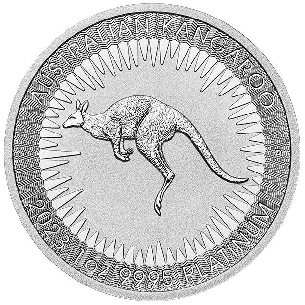 2023 Australian Kangaroo 1oz .9995 Platinum Bullion Coin