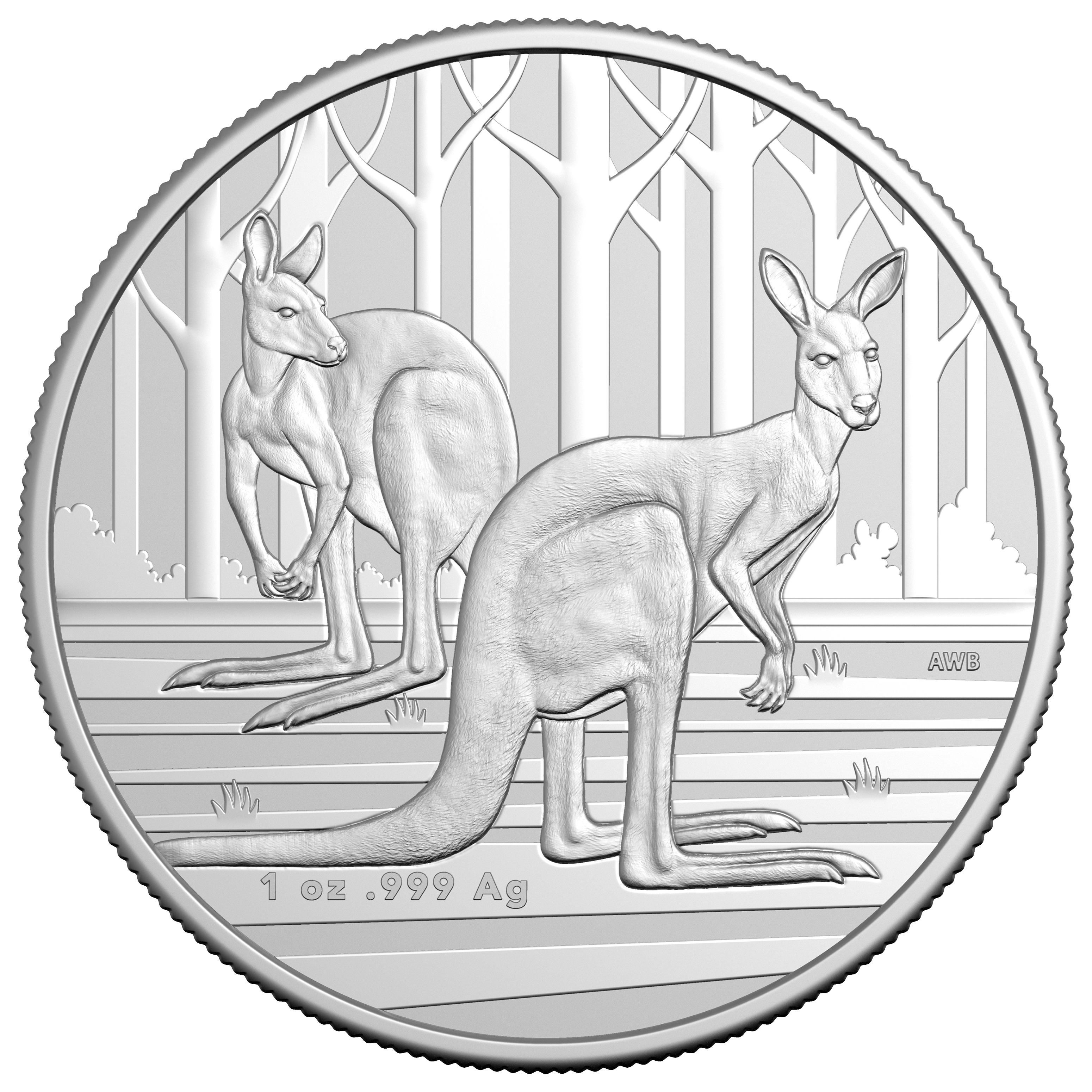 2024 Kangaroo 1oz .999 Silver Investment Coin