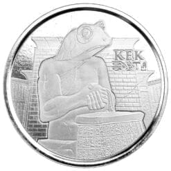 2023 kek silver bullion coin - reverse - 4