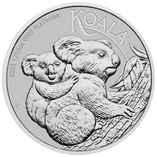2023 australian koala 1/10oz platinum bullion coin