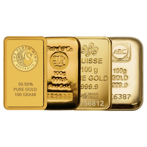 100g gold bullion - secondary market