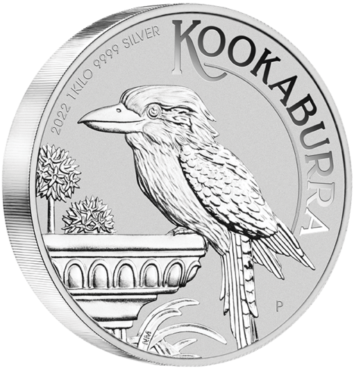 2022 australian kookaburra 1kg .9999 silver bullion coin – 1 kilo