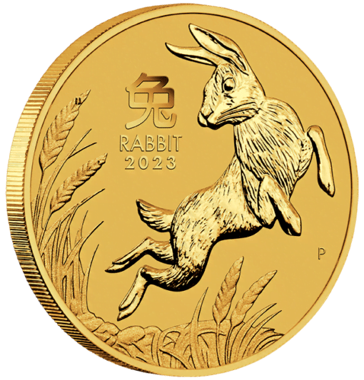 2023 year of the rabbit 1/20oz .9999 gold bullion coin – lunar series iii