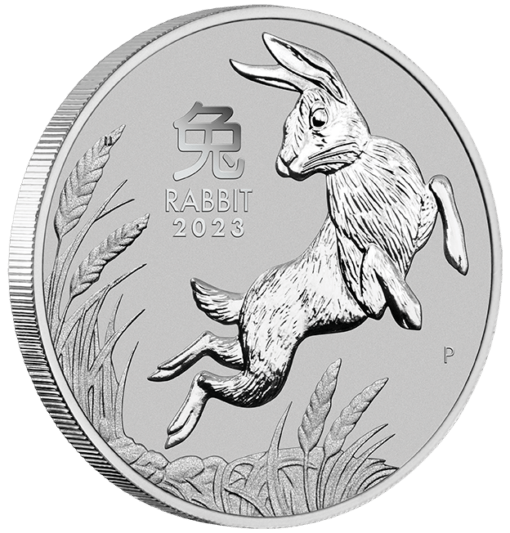 2023 year of the rabbit 1oz .9995 platinum bullion coin – lunar series iii