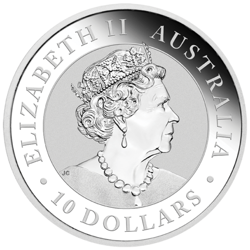 2023 australian kookaburra 10oz .9999 silver bullion coin