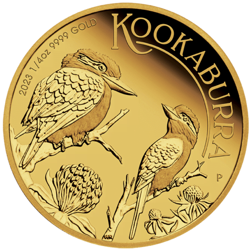 2023 australian kookaburra 1/4oz gold proof coin