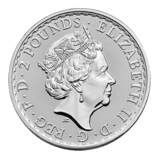2023 britannia 1oz .999 silver bullion coin with queens effigy