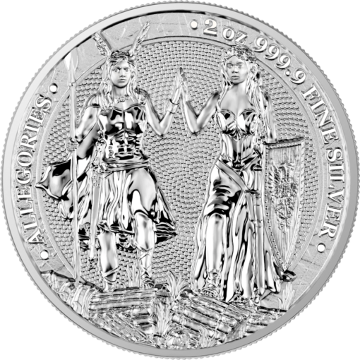 2023 the allegories – galia & germania 2oz silver coin
