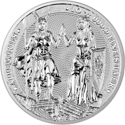 2023 the allegories – galia & germania 10oz silver coin
