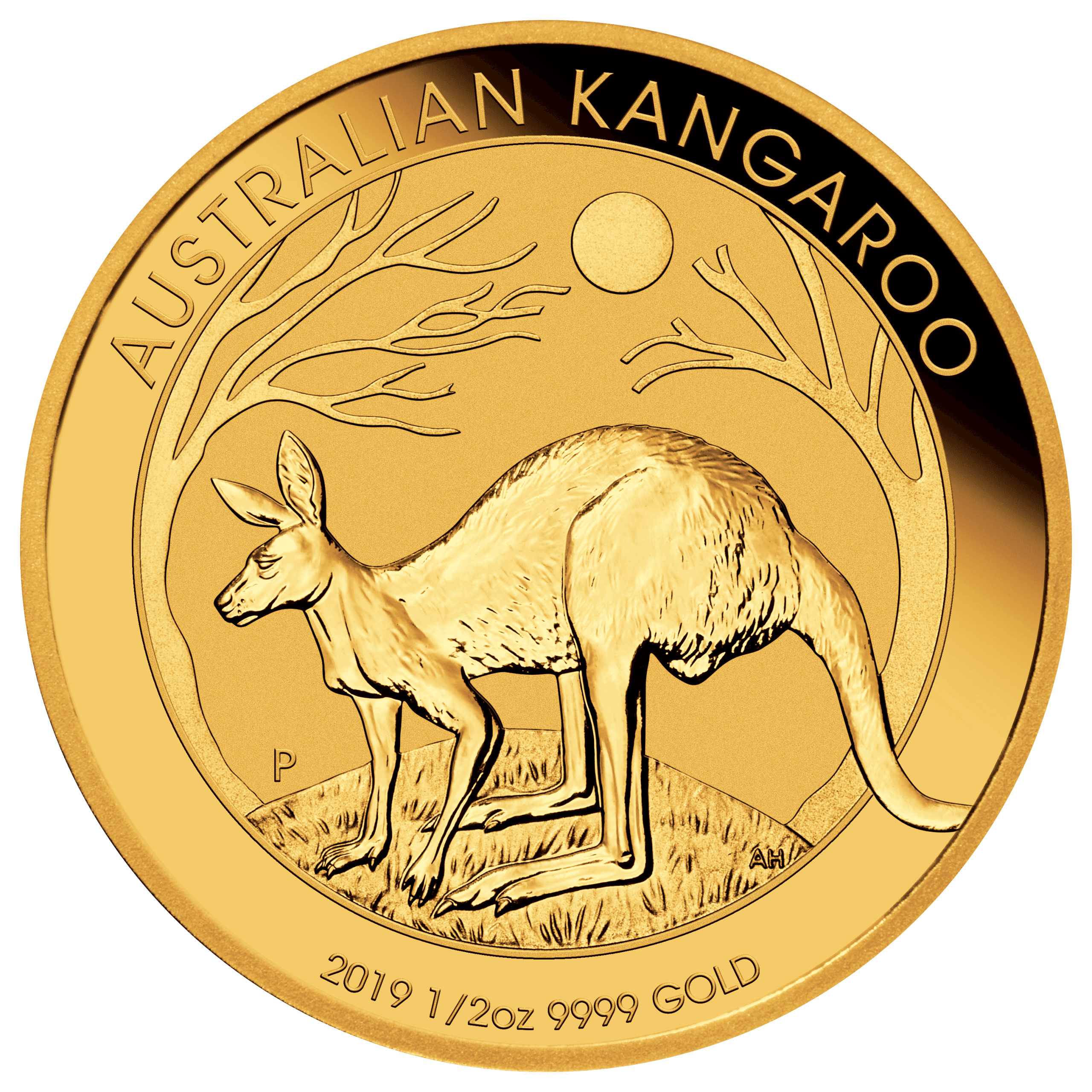 2019 Australian Kangaroo 1/2oz Gold Coin