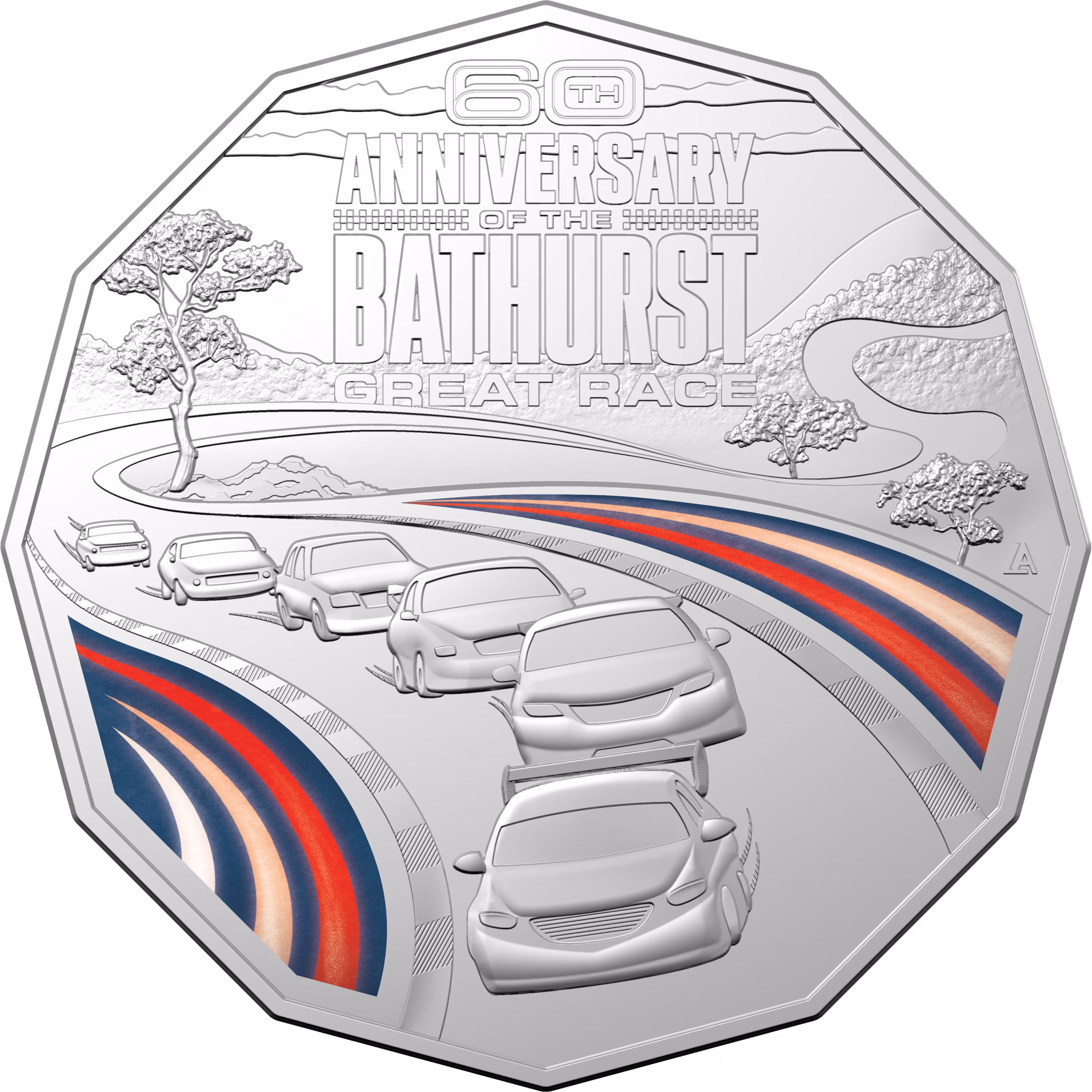11410-2023-50c-60th-anniversary-of-the-bathurst-1000-great-race-coloured-coin-2023-50c-60th-anniversary-of-the-bathurst-1000-great-race-coloured-coin