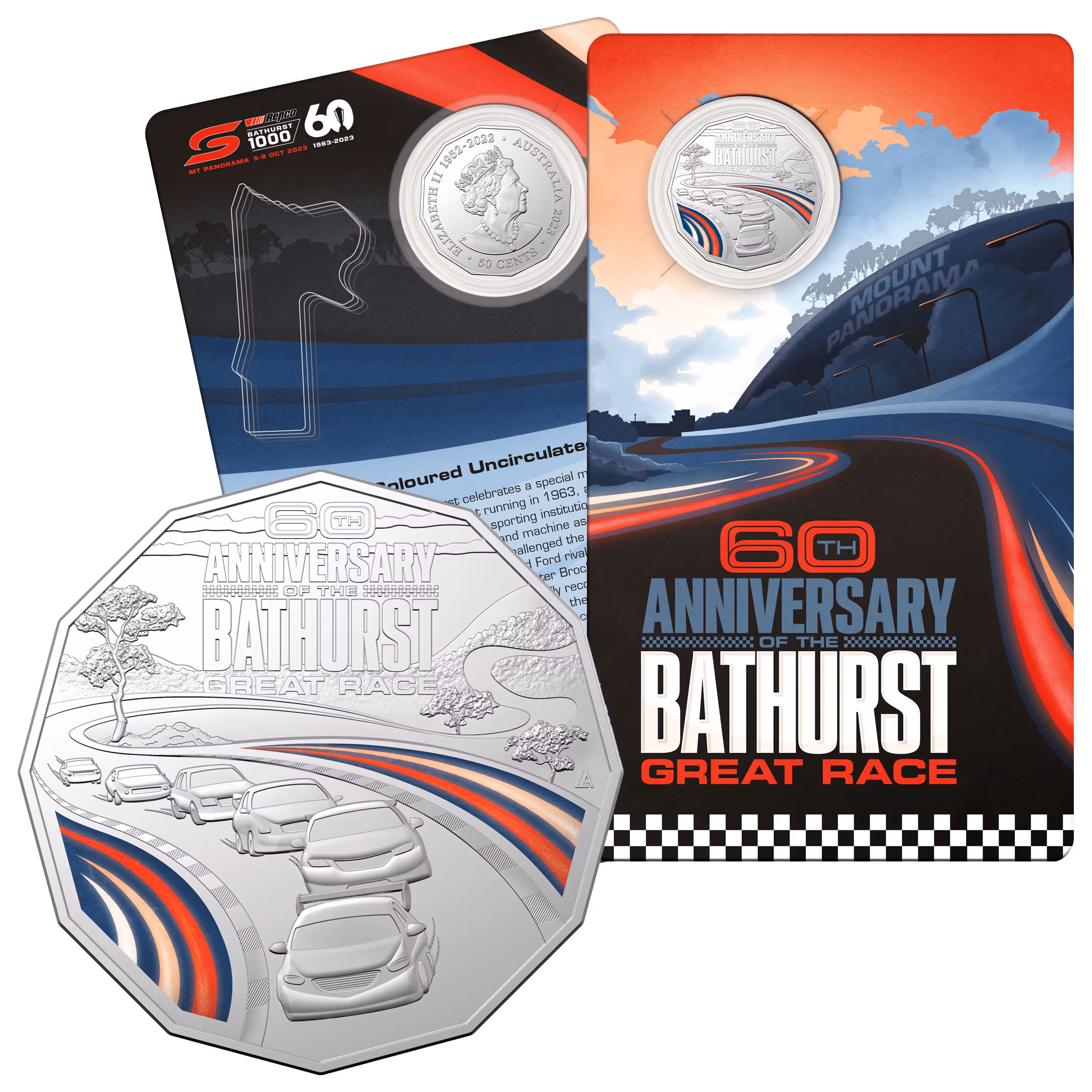 11410-2023-50c-60th-anniversary-of-the-bathurst-1000-great-race-coloured-coin-2023-50c-60th-anniversary-of-the-bathurst-1000-great-race-coloured-coin