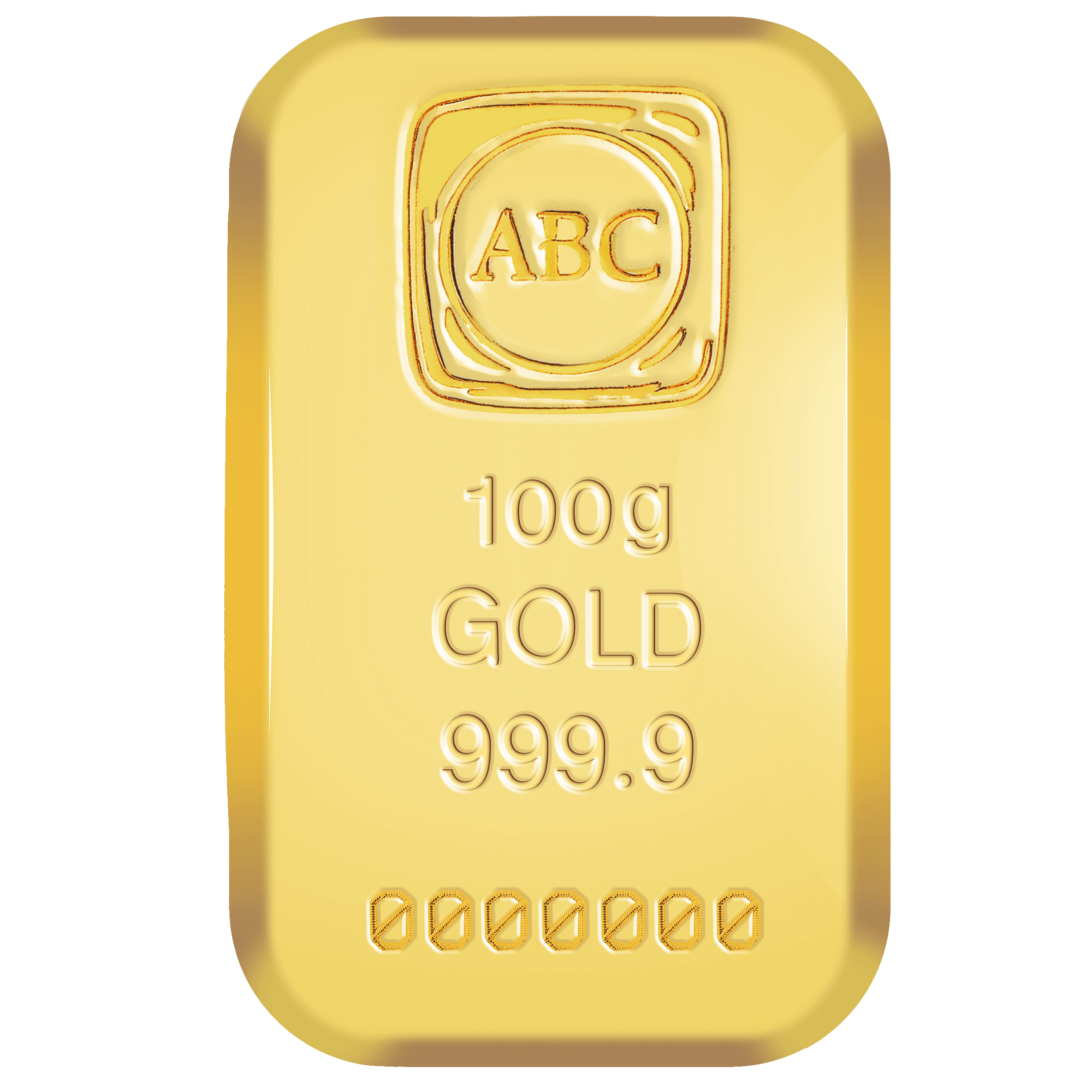 ABC 100g Gold Cast Bar