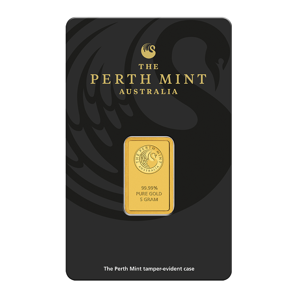 Perth Mint 5g Gold Minted Bar