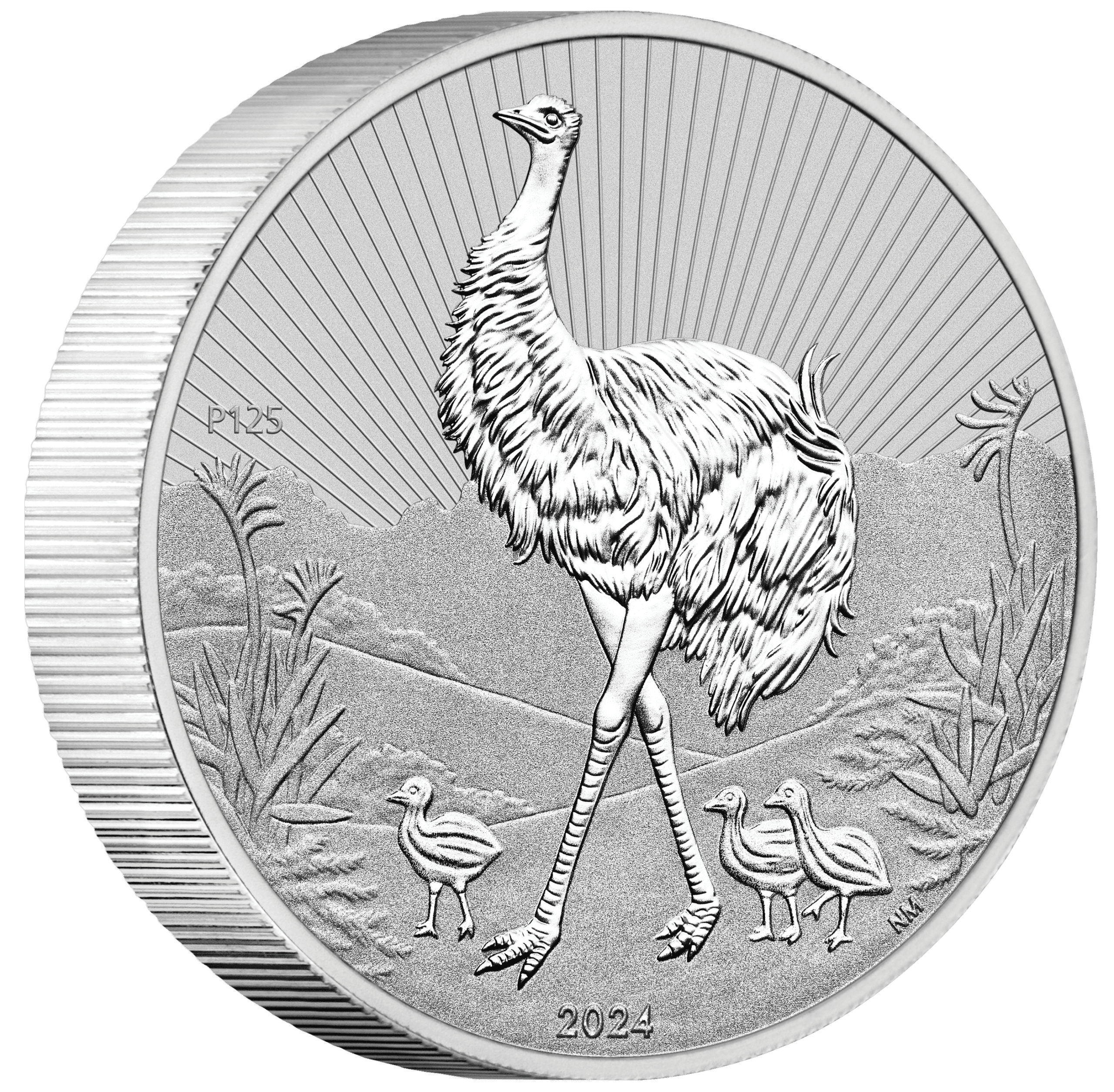 2024 Next Generation Emu 2oz Silver Coin - Image 2