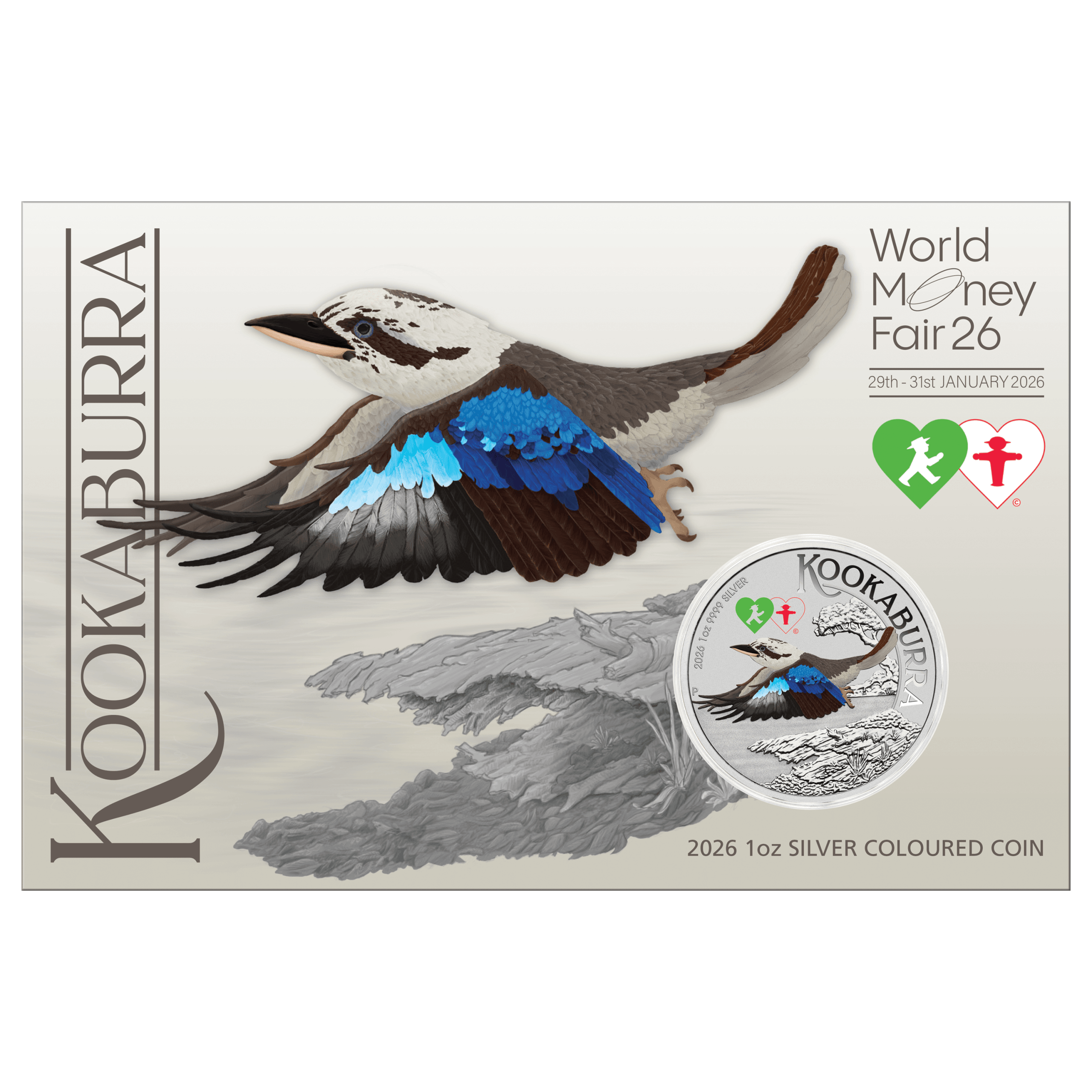 2026 Kookaburra Double Ampelmann Privy 1oz Silver Coin WMF
