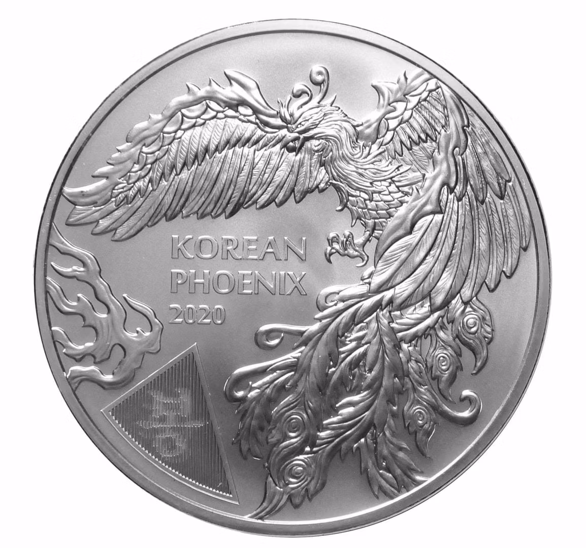 2020SKPHOENIX1OZS-2020-south-korean-phoenix-1oz-999-silver-bullion-round-2020-south-korean-phoenix-1oz-999-silver-bullion-round