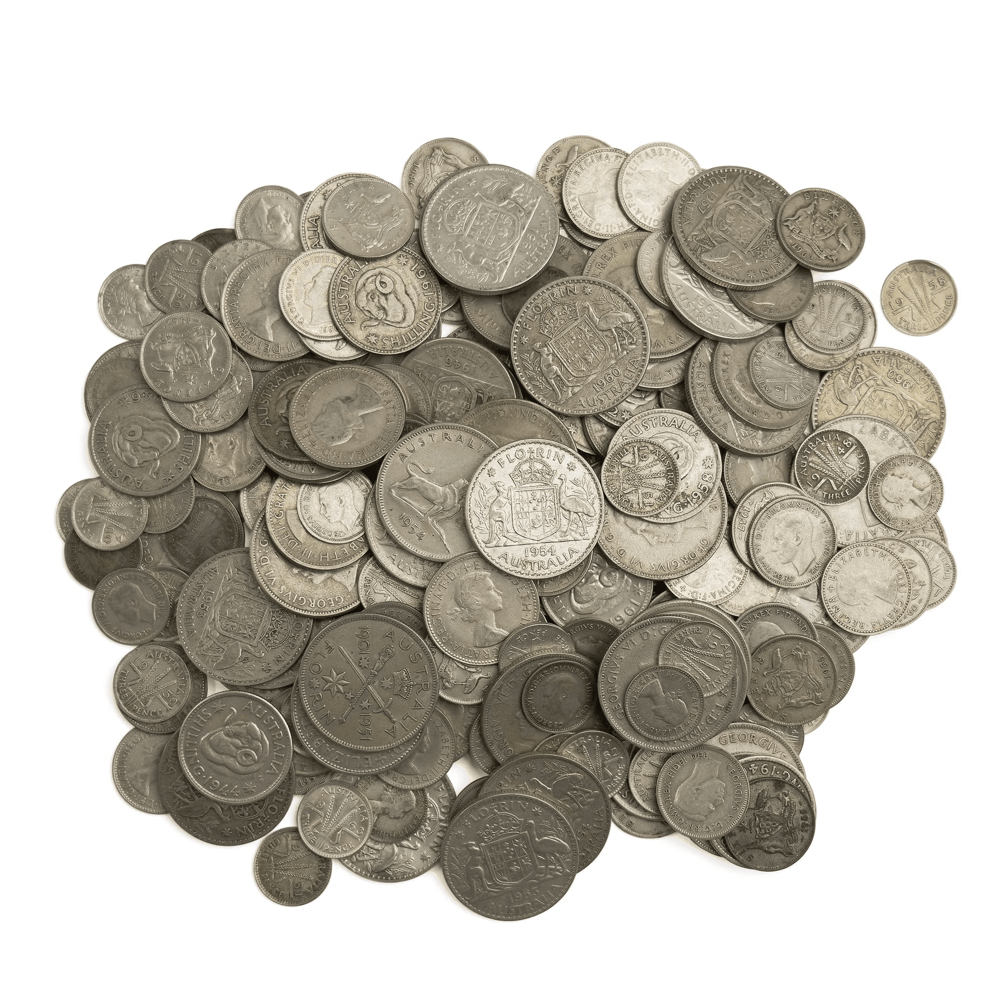 1kg Post 1946 Silver Coins
