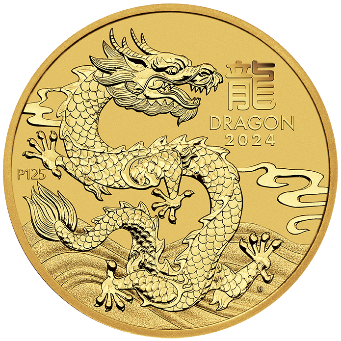 2024 Year of the Dragon 1/4oz Gold Coin