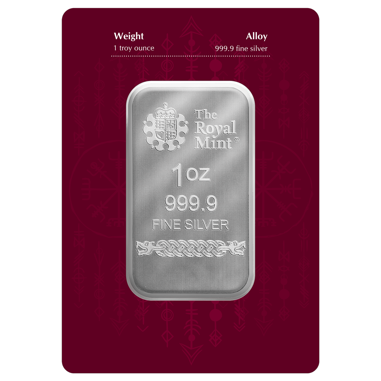 Norse Gods Odin 1oz Silver Bar - Image 3