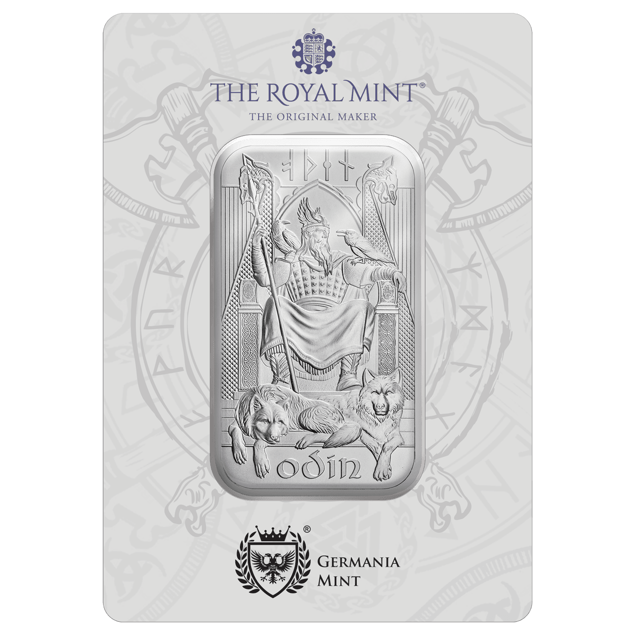 Norse Gods Odin 1oz Silver Bar