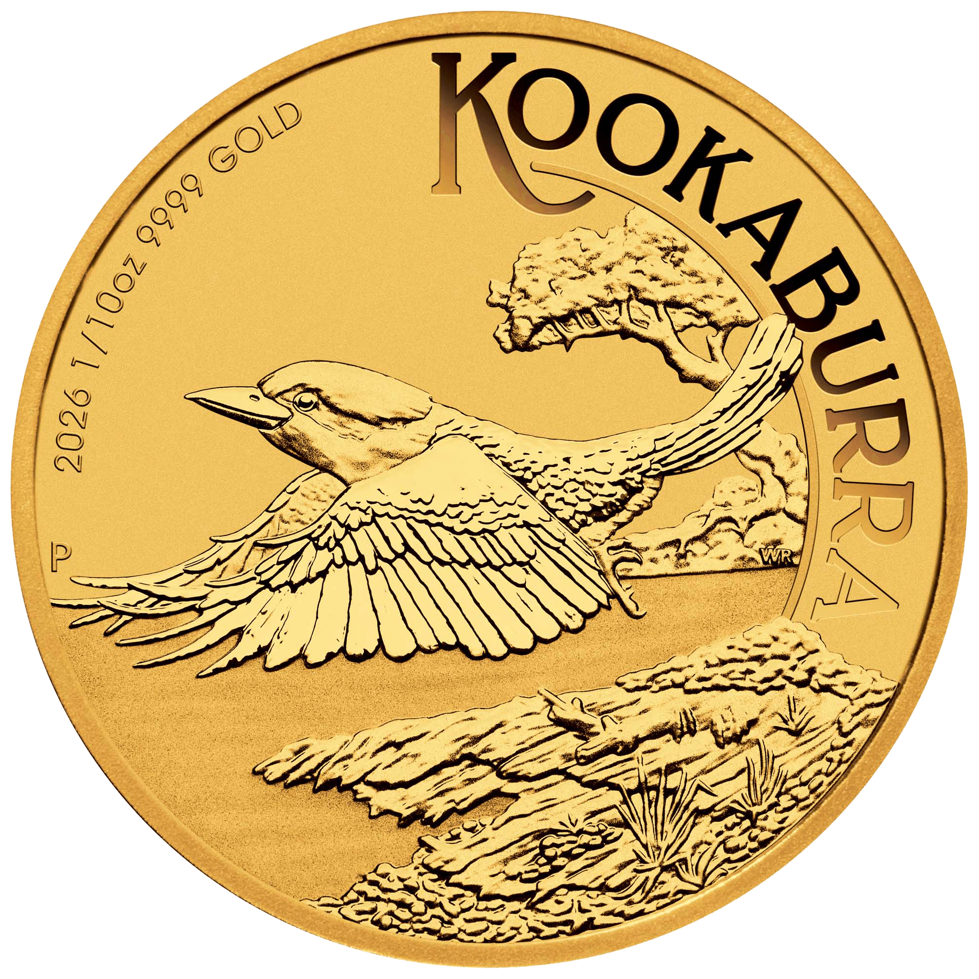 2026 Australian Kookaburra 1/10oz Gold Coin