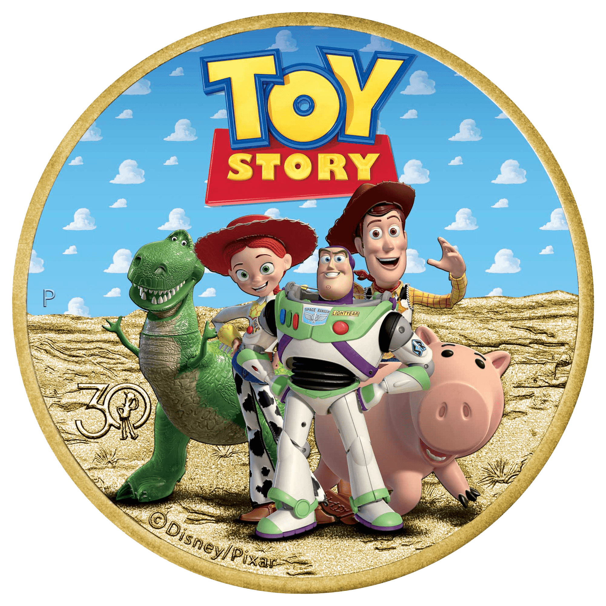 2025 30 Years of Toy Story Stamp and Coin Cover - Image 2