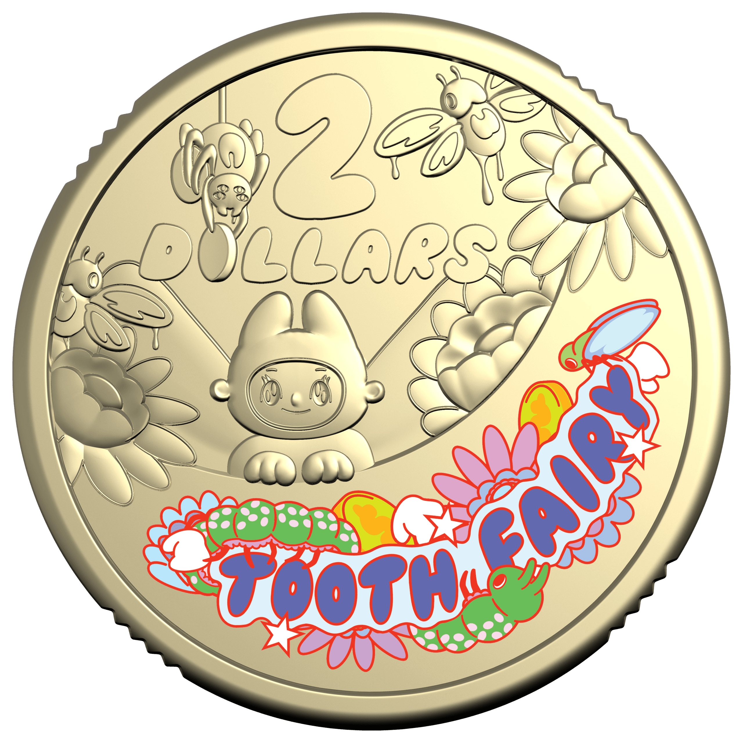 2026 $2 Tooth Fairy Kit Coloured Coin - Image 3