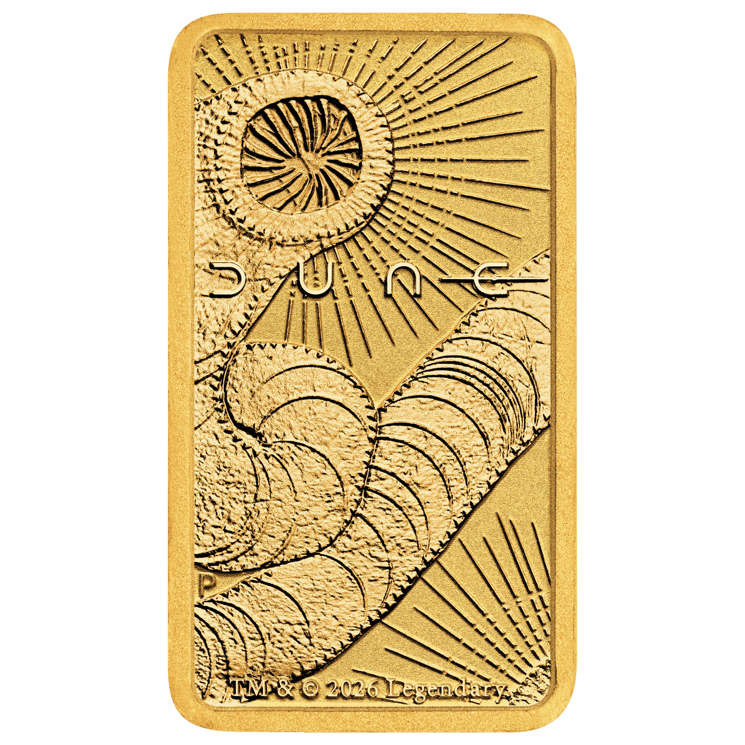 2026 Dune 1g Gold Minted Bar - Image 3