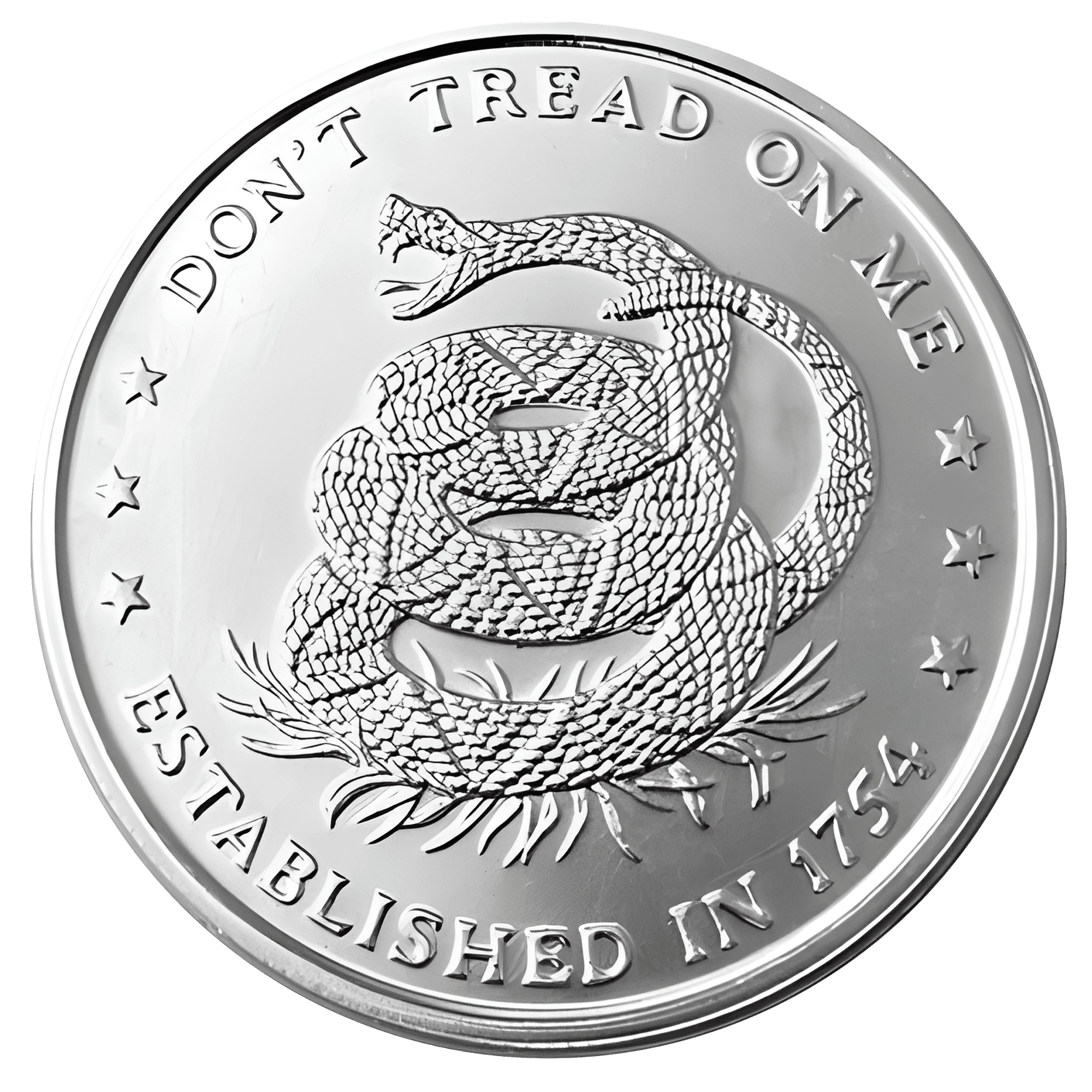 Don't Tread On Me 1oz Silver Round