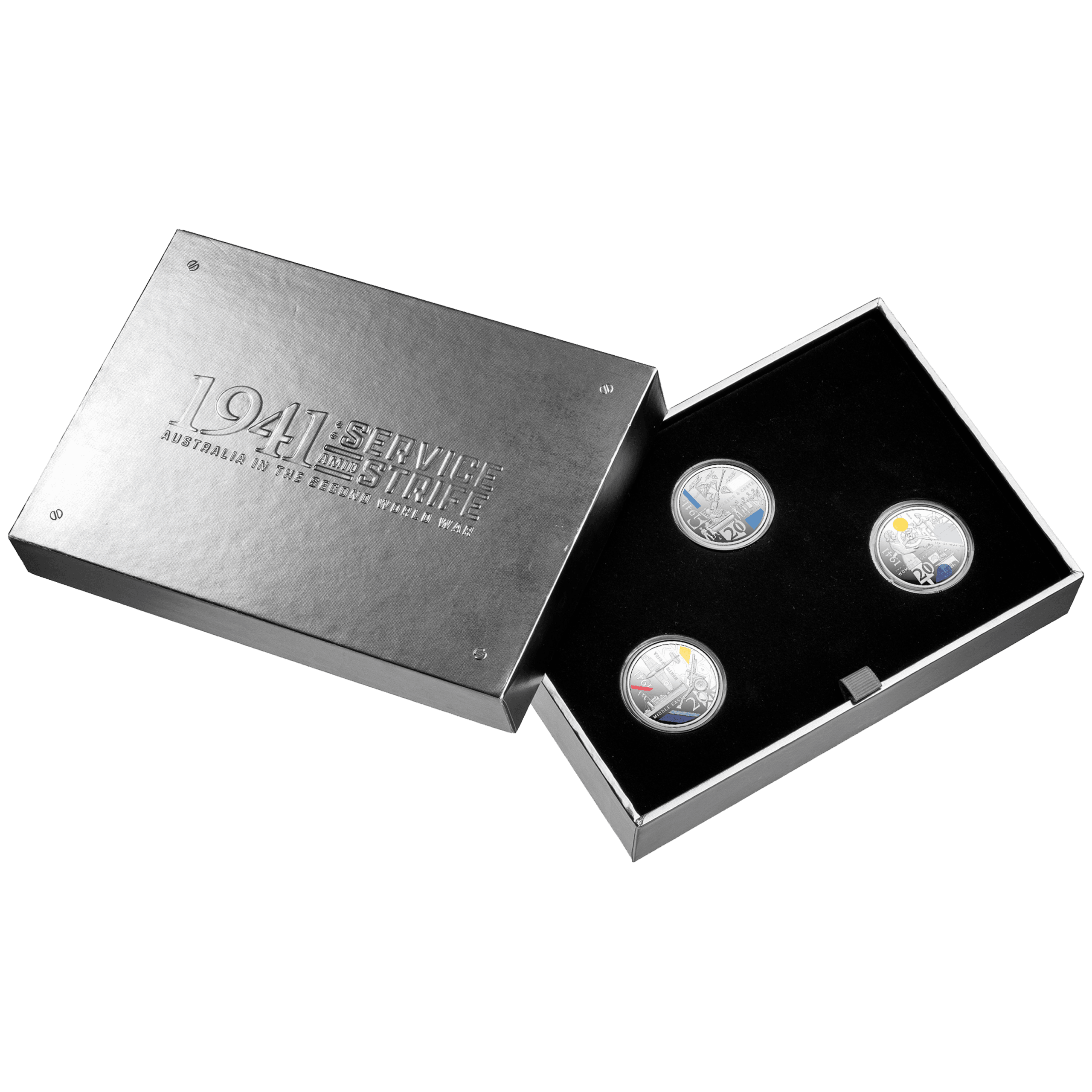 1941 Service and Strife commemorative coin set
