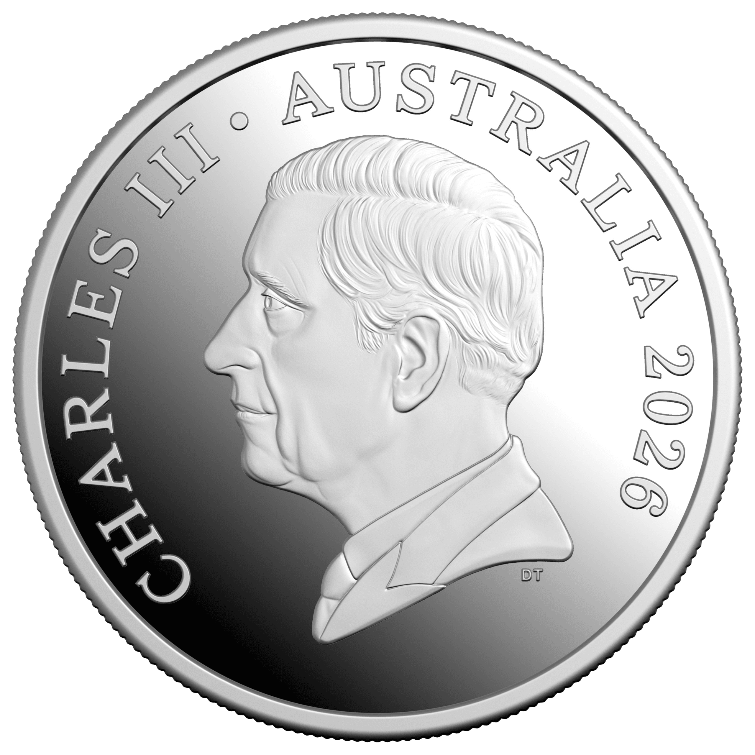 Australian coin featuring royal profile, 2023