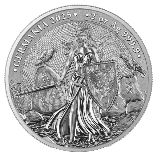 2025 germania 2oz silver coin