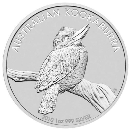 2010 kookaburra 1oz silver bullion coin