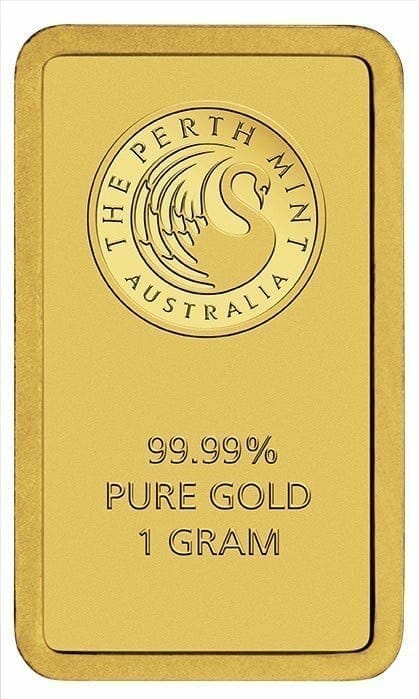 Perth Mint 1g Gold Minted Bar