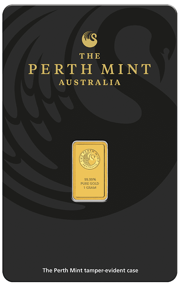 コレクション THE  MINT 1g Gold Bar Perth Mint 1g Gold Minted Bar