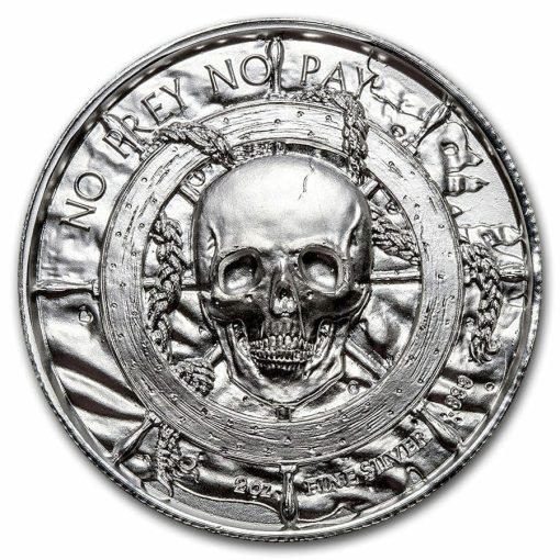 Privateer-series-the-kraken-2oz-999-ultra-high-relief-silver-bul