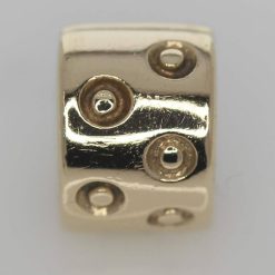 Pandora-14ct-gold-spotted-fixed-clip-charm-750345-ale-585