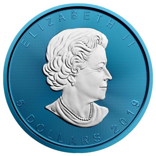 Mapleaf1ozsb-2019-maple-leaf-1oz-silver-coin-space-blue-edition
