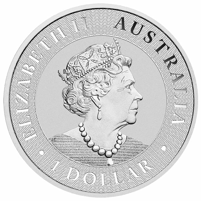 未流通品　2020年　オーストラリア　ブル＆ベア　1オンスか銀貨　1oz 銀貨 2020 Australian Kangaroo 1oz .9999 Silver Bullion Coin