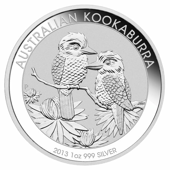 2013 Australian Kookaburra 1oz .999 Silver Bullion Coin