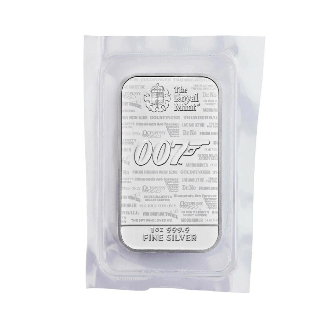 2020 007 James Bond - No Time To Die 1oz .9999 Silver
