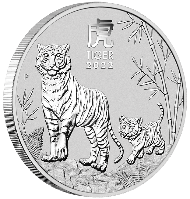 2022 Year of the Tiger 1/2oz Silver Bullion Coin