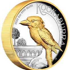 22322CCAA-2022-australian-kookaburra-2oz-9999-silver-proof-high-relief-gilded-coin