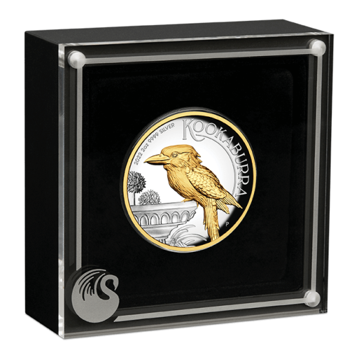 22322ccaa-2022-australian-kookaburra-2oz-9999-silver-proof-high-relief-gilded-coin