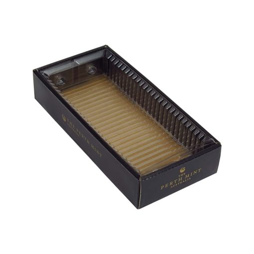 Pmgbstwl 25-count-perth-mint-gold-bar-storage-tray-with-lid-empt