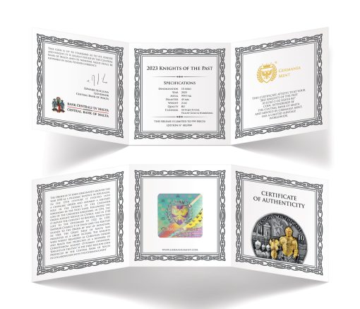 23mkotp2ogsc-2023-malta-knights-of-the-past-2oz-antiqued-gilded-silver-high-relief-coin