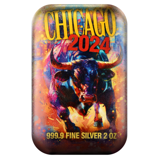 24cbgm2ob 2024-chicago-ana-edition-2oz-silver-cast-bar 09-12-24-