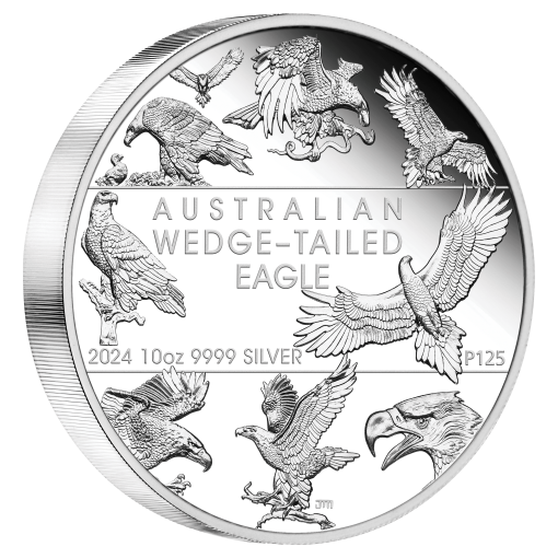 24v35aaa 2024-wedge-tailed-eagle-10th-anniversary-10oz-silver-pr