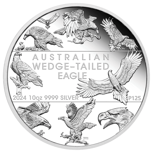 24v35aaa 2024-wedge-tailed-eagle-10th-anniversary-10oz-silver-pr